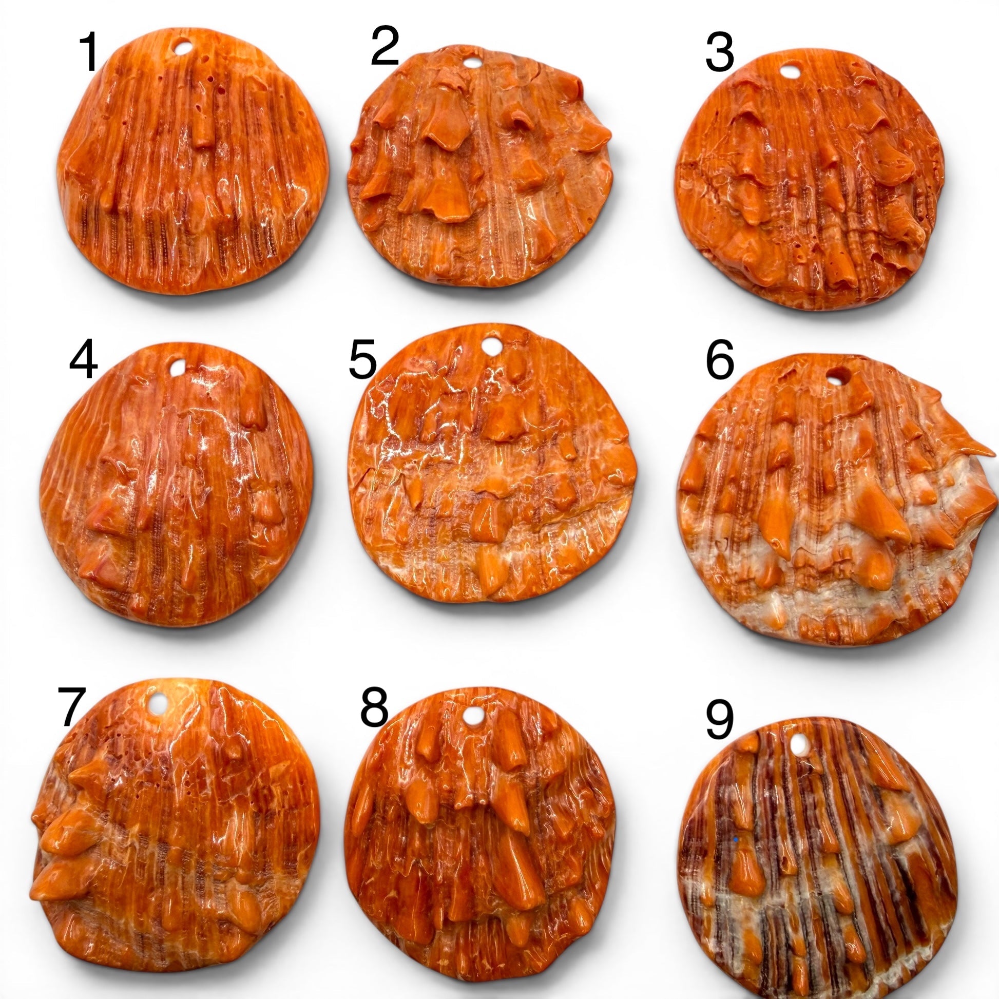 Spiny Oyster Shell Beads