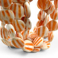 Caribbean Lion's Paw Scallop Shell Beads (Raised Ribs Like Powerful Paw of a Lion) Coin 25mm SKU#B206
