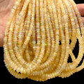 Sunfire Ethiopian Welo Opal Beads (Volcanic Rock- Different From Australian Opal) Men's Jewelry - Faceted Graduated Rondelle 4-7mm SKU#A404