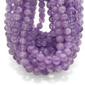 Lavender Lepidolite Beads Brazil - Light Amethyst Tone Pastel Purple Gemstone - Jewelry Making - Smooth Round