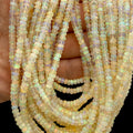 AAA Golden Ethiopian Opal Beads - Small Batch Production - Smooth Rondelle 4mm SKU#A406