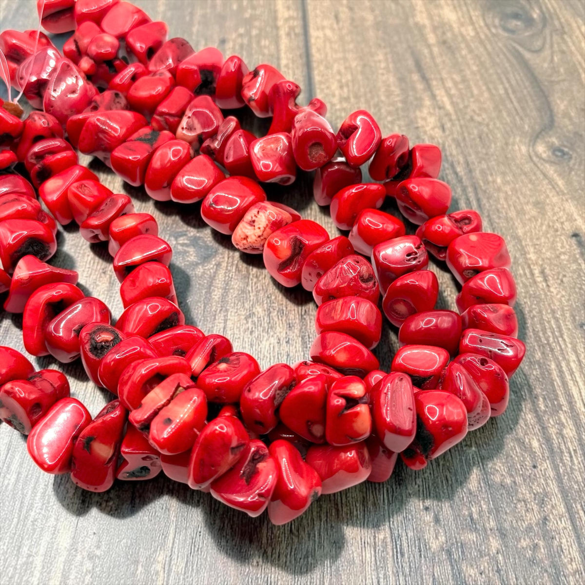 15-20mm Darkest Bamboo Coral Beads Organic Black Matrix - Authentic Indonesian Reef Origin - Men's Jewelry - 3D Freeform Chunky Nugget