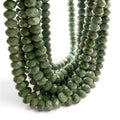 Royal Guatemala Jade Beads - Sourced From the Motagua Region of Guatemala - Faceted Rondelle 8mm #B108